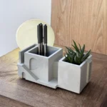 نیم ست اداری بن، جامدادی و گلدان ضد آب